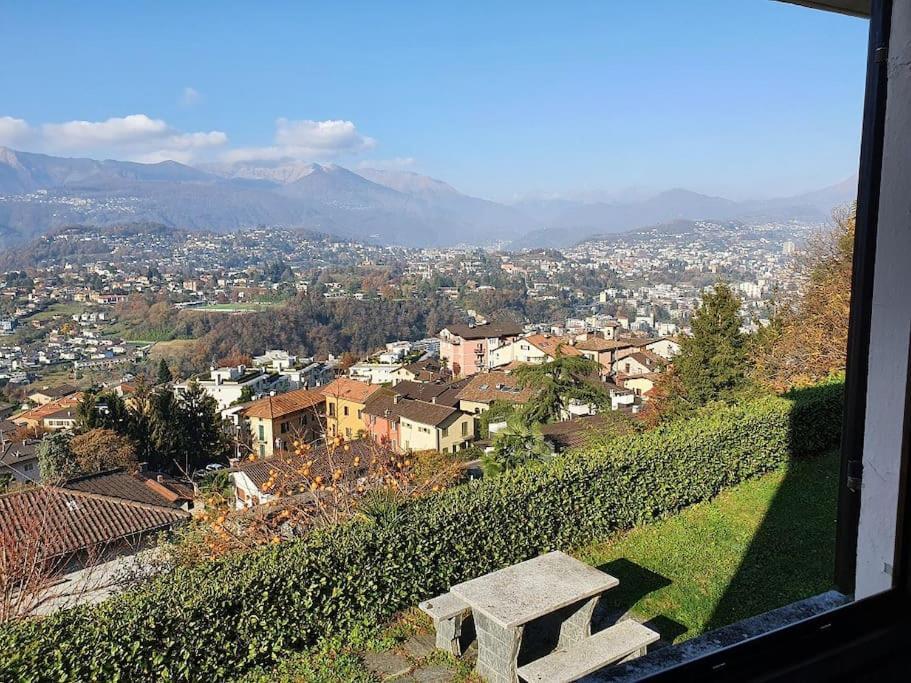 Casetta Accogliente Con Vista Sopra Lugano Paradiso Kültér fotó
