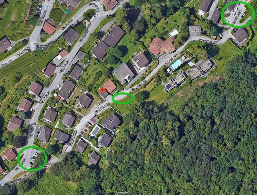 Casetta Accogliente Con Vista Sopra Lugano Paradiso Kültér fotó