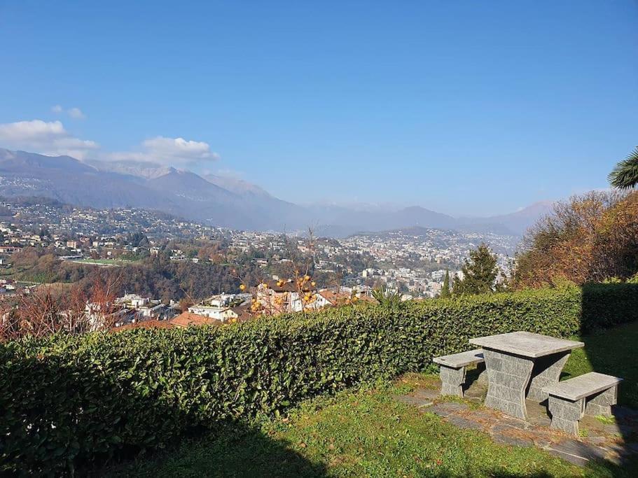 Casetta Accogliente Con Vista Sopra Lugano Paradiso Kültér fotó